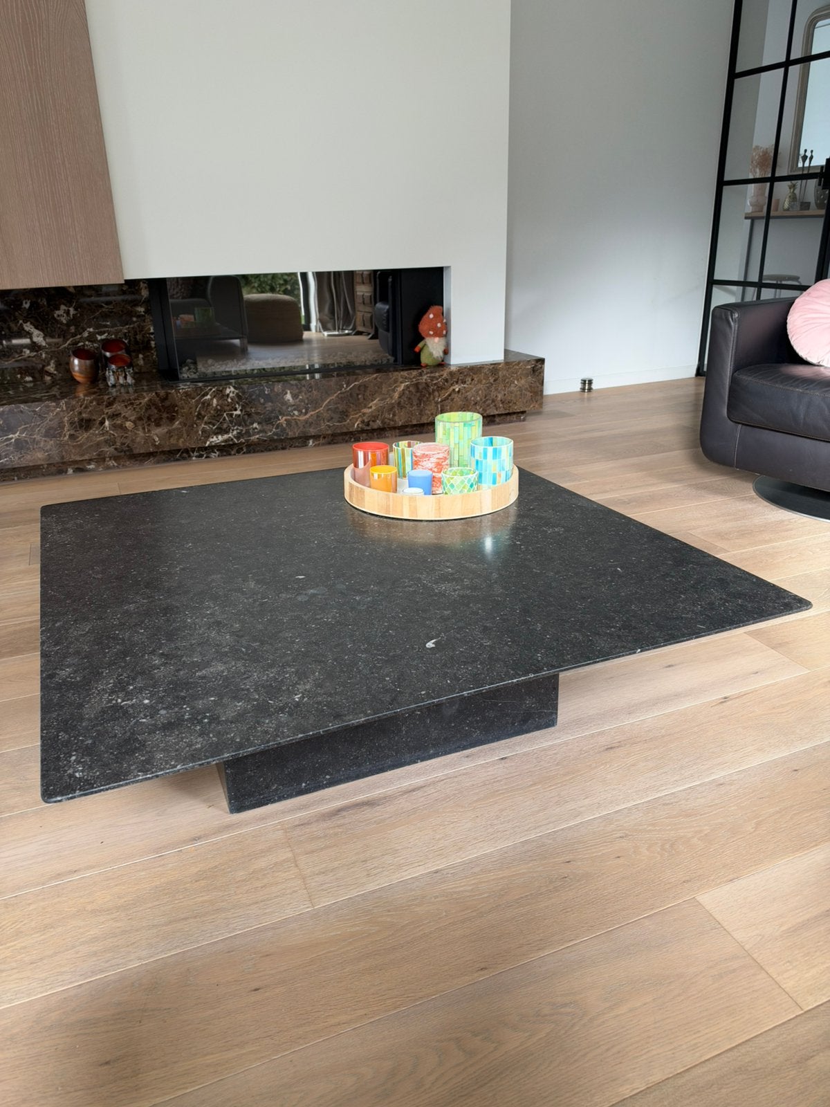 Salontafel in natuursteen, Huis en Inrichting, Ophalen, Zo goed als nieuw