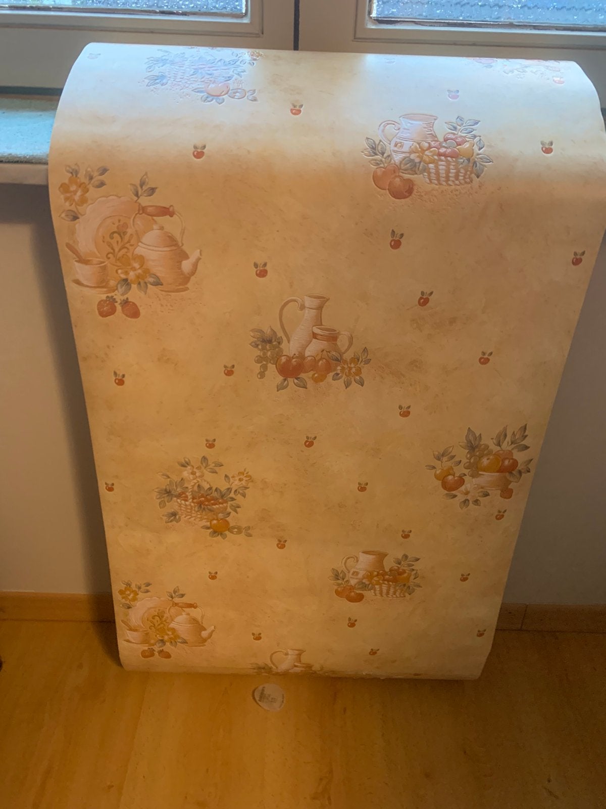 Vinyl behangpapier, Ophalen, Zo goed als nieuw