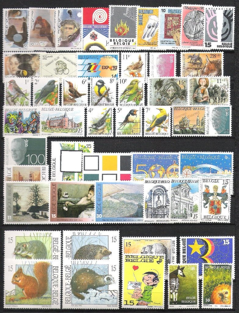 België: Jaar 1992 +boekje n 23  Postfris  netto, Neuf, Enlèvement ou Envoi, Gomme originale, Non oblitéré