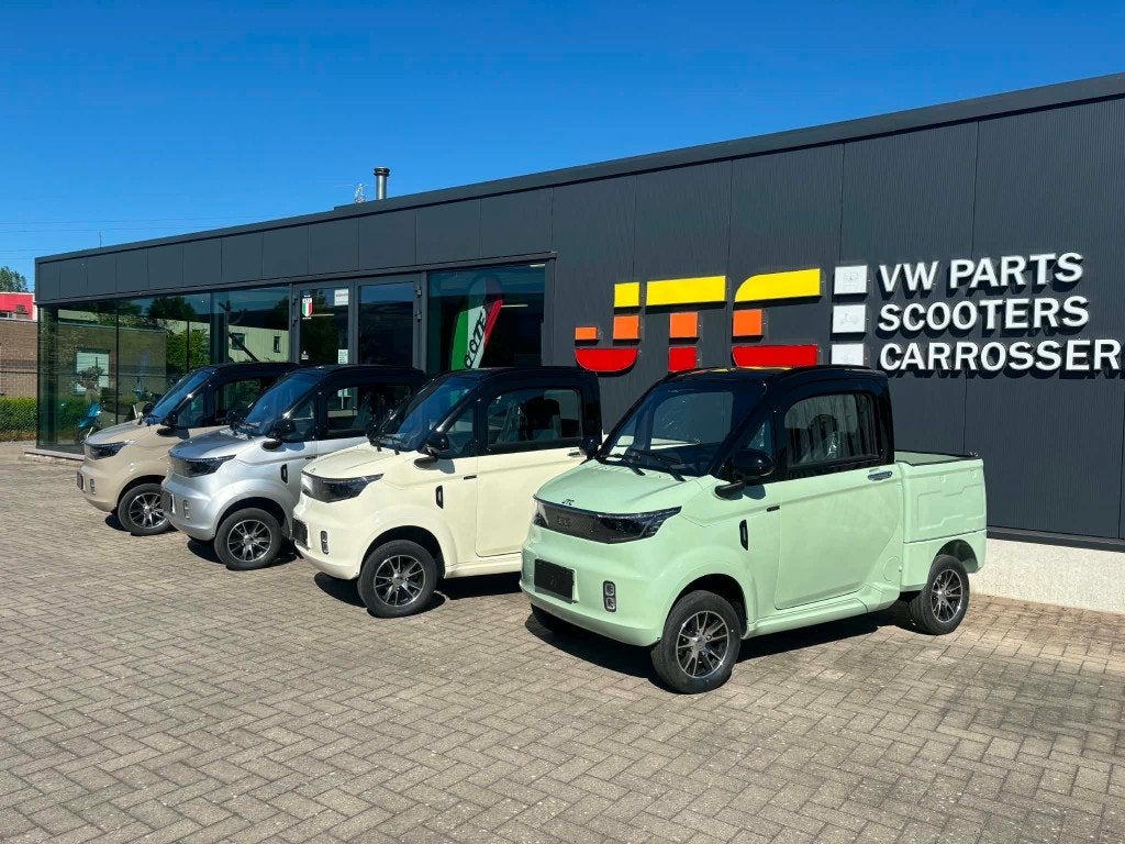 nieuwe elektrische 45km brommobiel JTC vanaf 6750€, Auto's, Automaat, Achterwielaandrijving, Overige kleuren, Elektrisch