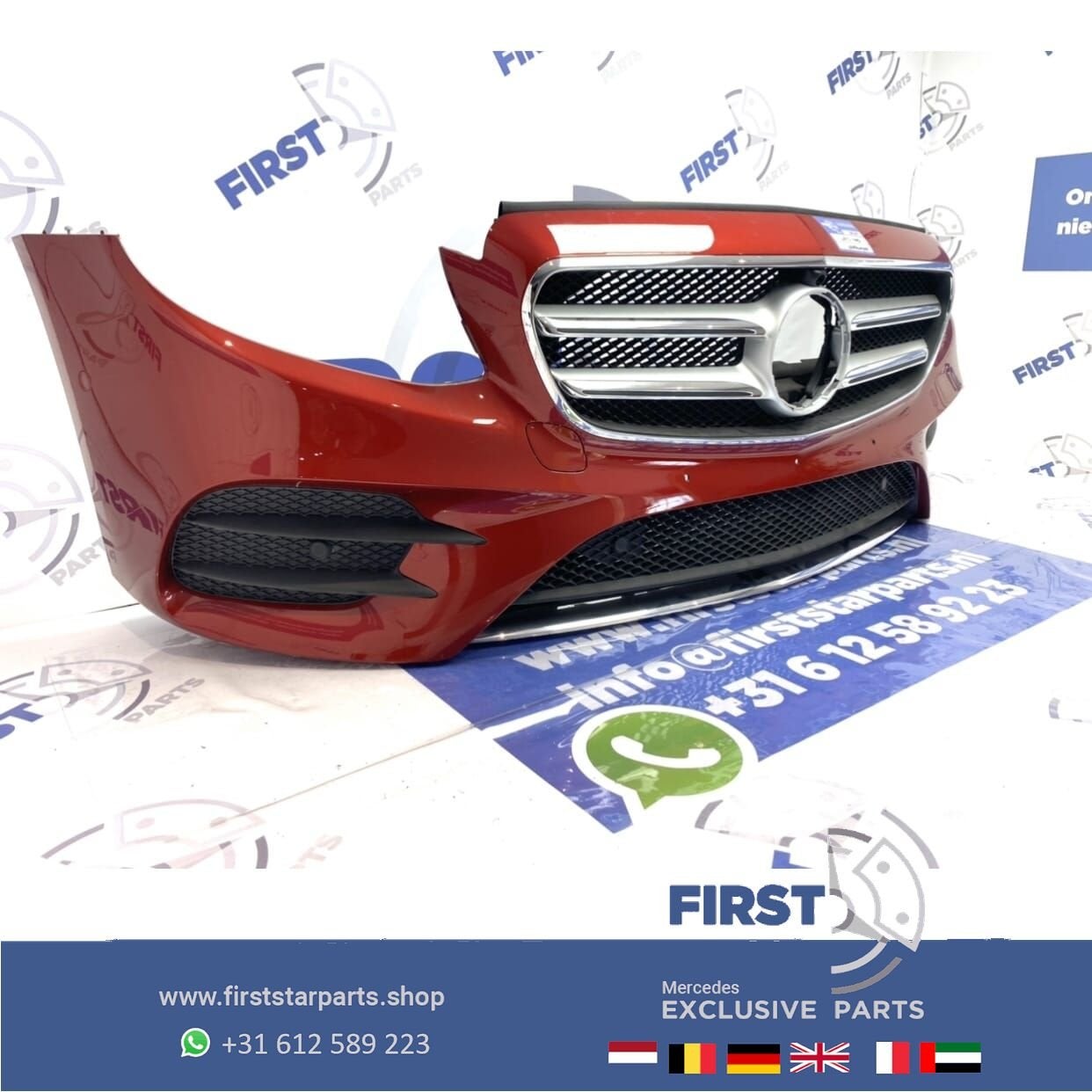 W213 AMG LINE VOORBUMPER COMPLEET + GRIL Mercedes E Klasse R, Autos : Pièces & Accessoires, Utilisé, -, Avant, -