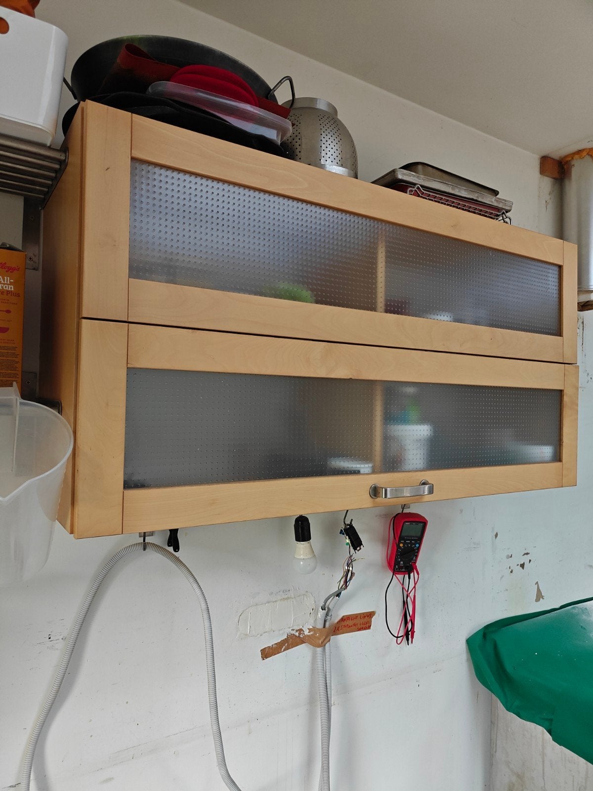 Hangkast met glas IKEA, Ophalen, Gebruikt, Glas