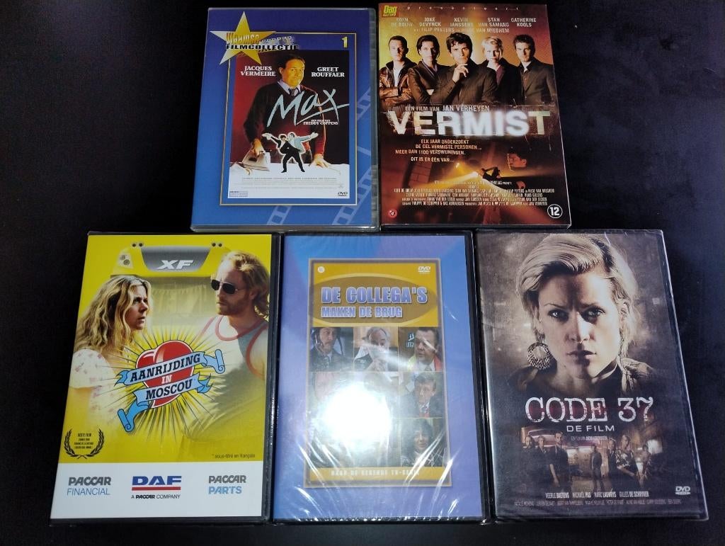 DVD Lot 5 Vlaamse films, Ophalen, Overige genres, Vanaf 9 jaar, Zo goed als nieuw