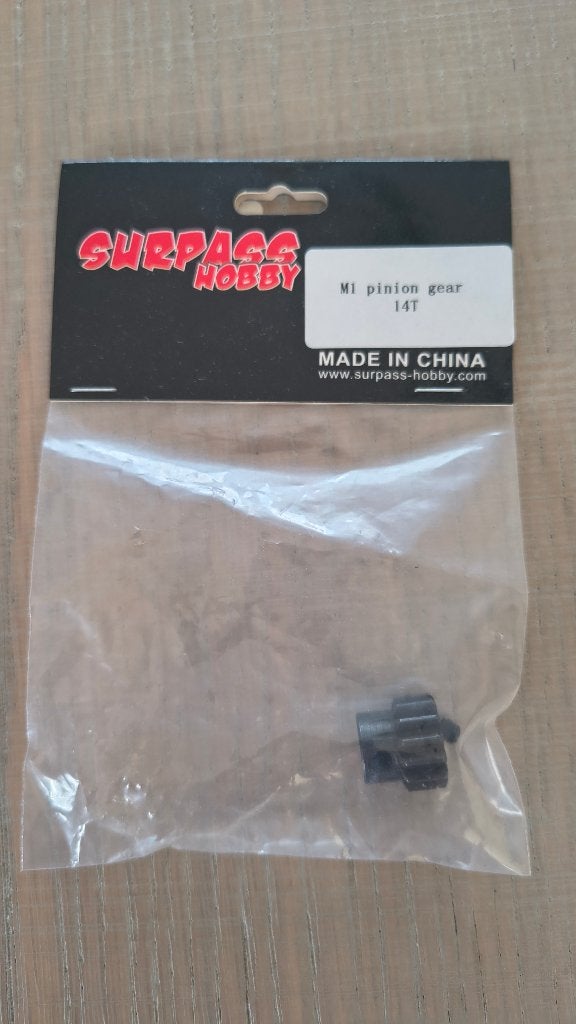 Pignon moteur 14 dents Module 1 NEUF ! SURPASS HOBBY, Enlèvement ou Envoi, Neuf, Échelle 1:8