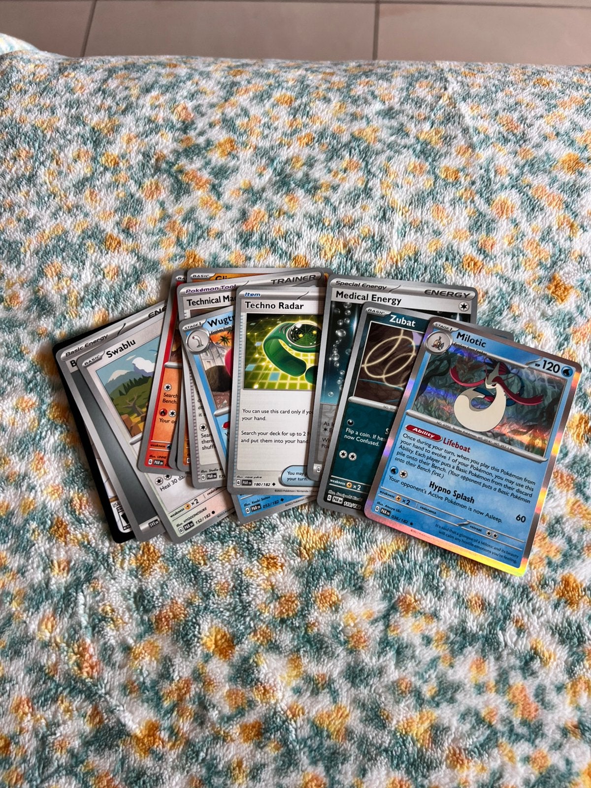 pokemon paradox rift bulk, Hobby en Vrije tijd, Ophalen of Verzenden, Zo goed als nieuw, Meerdere kaarten