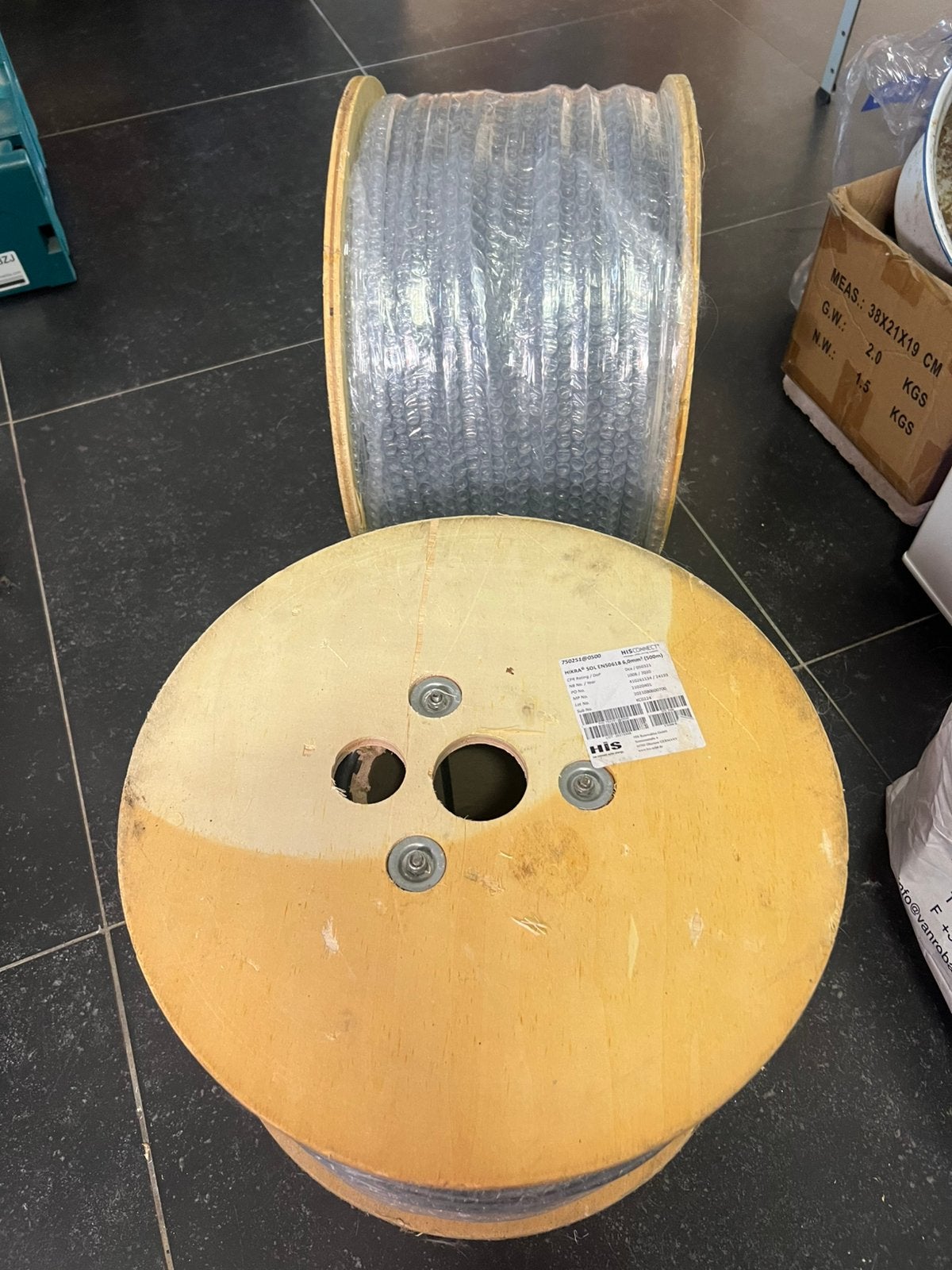 Solar kabel - dc kabel 6mm2 Dca bobijn 500lm, Doe-het-zelf en Bouw, Zonnepanelen en Toebehoren, Ophalen, Zo goed als nieuw