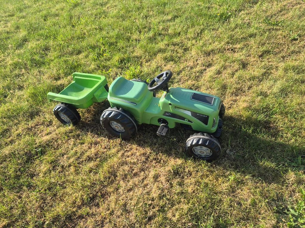 Speelgoed tractor, Ophalen, Gebruikt, Overige merken, Met kar of aanhanger