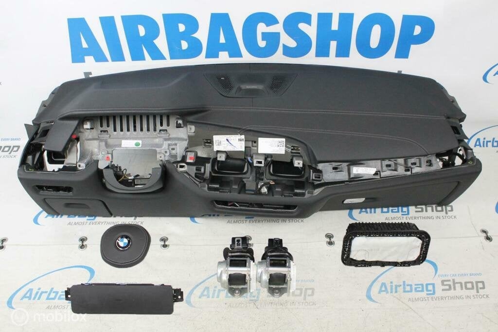 Airbag kit - Tableau de bord cuir couture gris BMW X6 G06, Enlèvement ou Envoi, Utilisé