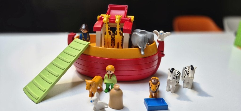Playmobil 123 - 6765 - ark van Noach, Ophalen of Verzenden, Gebruikt, Complete set