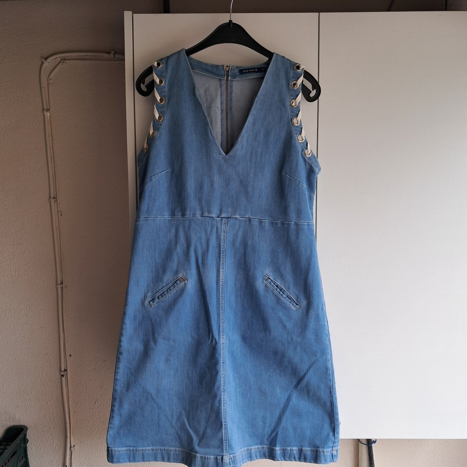 Mooi jeanskleed, Taille 42/44 (L), Enlèvement ou Envoi, River Woods, Comme neuf