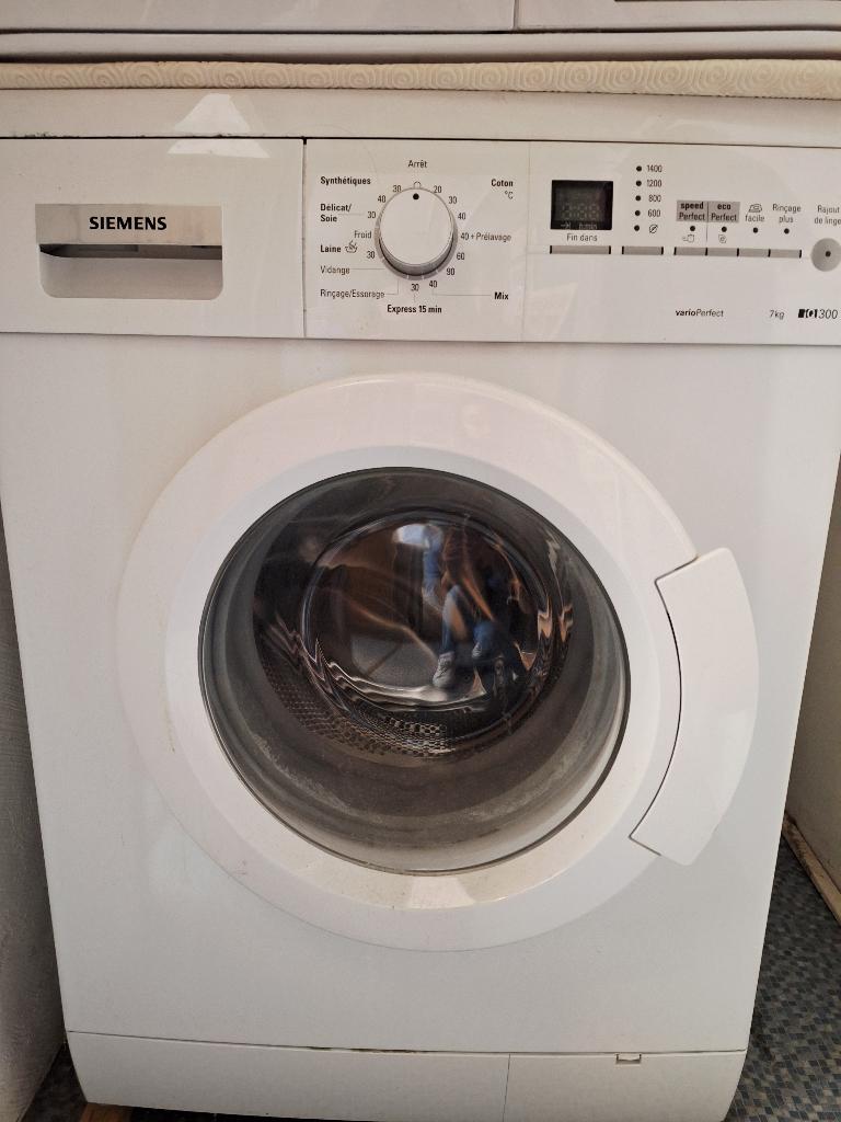 SIEMENS Machine à laver 7 KG, Electroménager, Lave-linge, 6 à 8 kg, Enlèvement, Utilisé, Programme lavage à la main