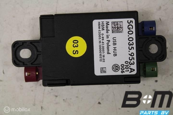 USB HUB met spanningsomvormer VW Golf 7 5G0035953A, Utilisé