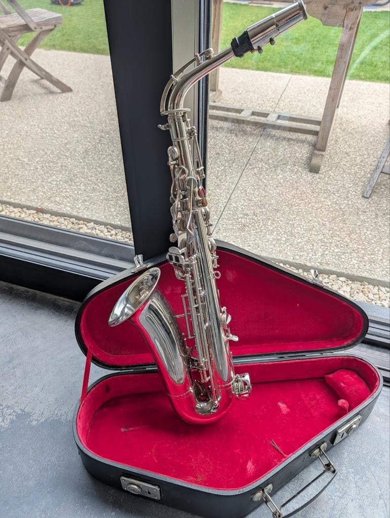 Vintage Leningrad altsaxofoon, Musique & Instruments, Instruments à vent | Saxophones, Enlèvement, Utilisé, Alto, Avec valise