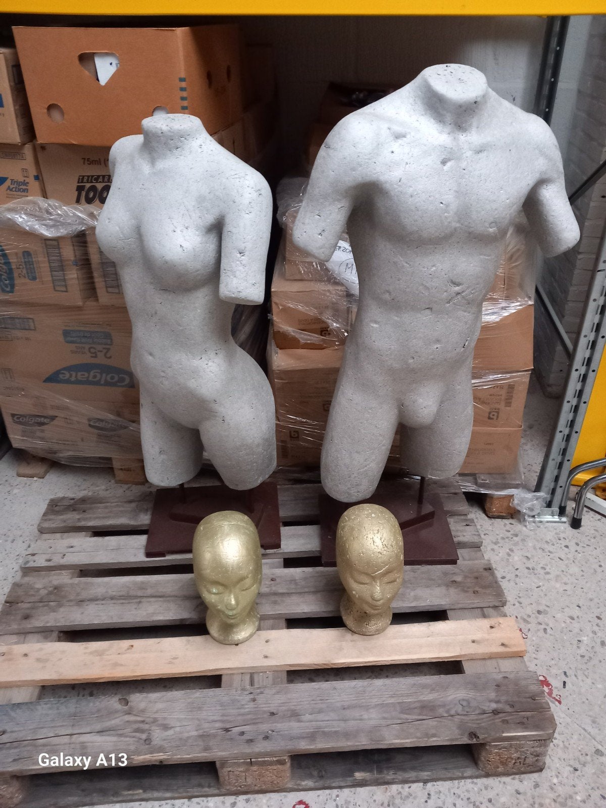 2 paspoppen en 2 pashoofden, Hobby & Loisirs créatifs, Couture & Fournitures, Enlèvement, Utilisé