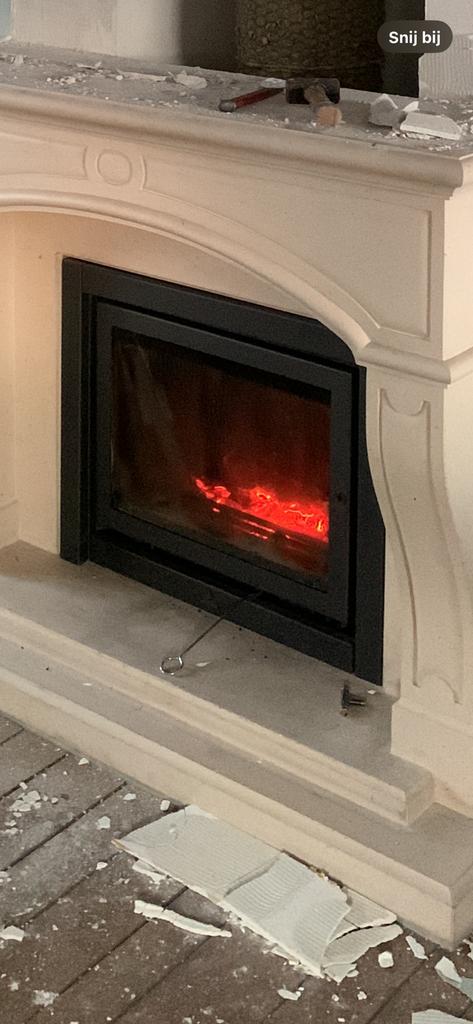 Inbouwhaard, Enlèvement, Utilisé, Encastré, Cheminée au bois