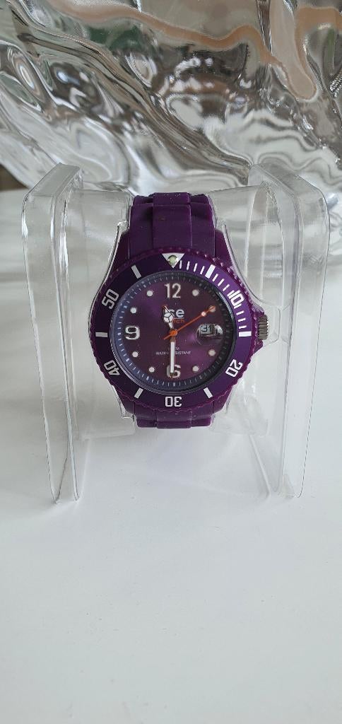 Paars horloge -  Icewatch Forever Big, Montre-bracelet, Autres marques, Enlèvement ou Envoi, Synthétique