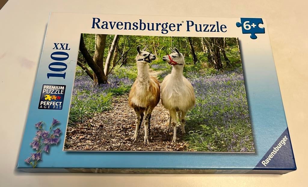 Lama puzzel 100 stukken, Hobby en Vrije tijd, Ophalen of Verzenden, Zo goed als nieuw