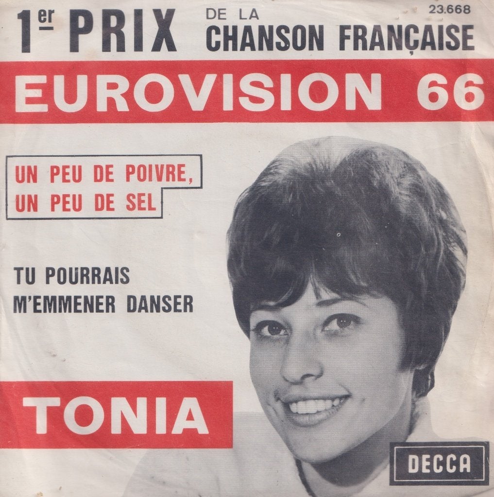 TONIA – Un peu de poivre, un peu de sel – Single, Ophalen of Verzenden, Gebruikt, 7 inch, Nederlandstalig