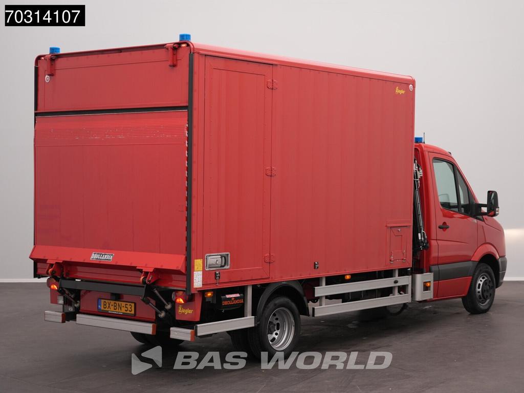 Volkswagen Crafter 136pk Hiab 013 T-2 Kraan D'Hollandia Laad, Auto's, Gebruikt, Cruise Control, 2000 kg, Leder