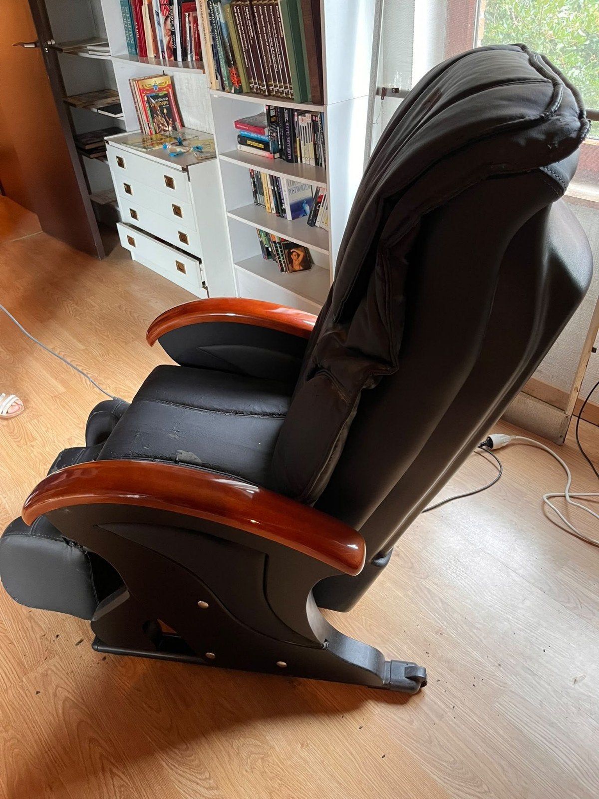 Fauteuil relax avec massage, Maison & Meubles, Enlèvement, Cuir