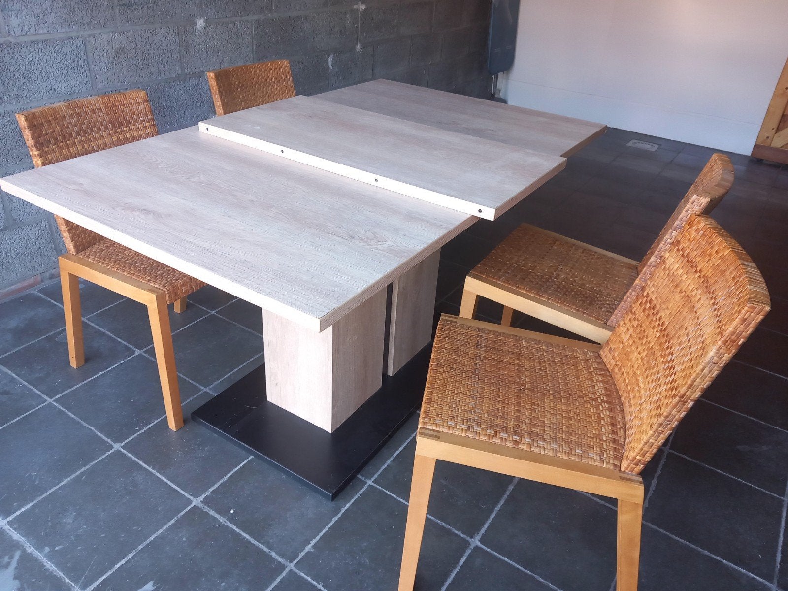 Tafel +4stoelen, Huis en Inrichting, Tafels | Eettafels, Ophalen