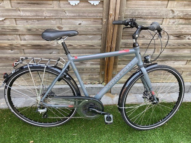 Herenfiets Venturelli 28 inch, Fietsen en Brommers, Versnellingen, Zo goed als nieuw, 57 tot 61 cm, Schijfrem