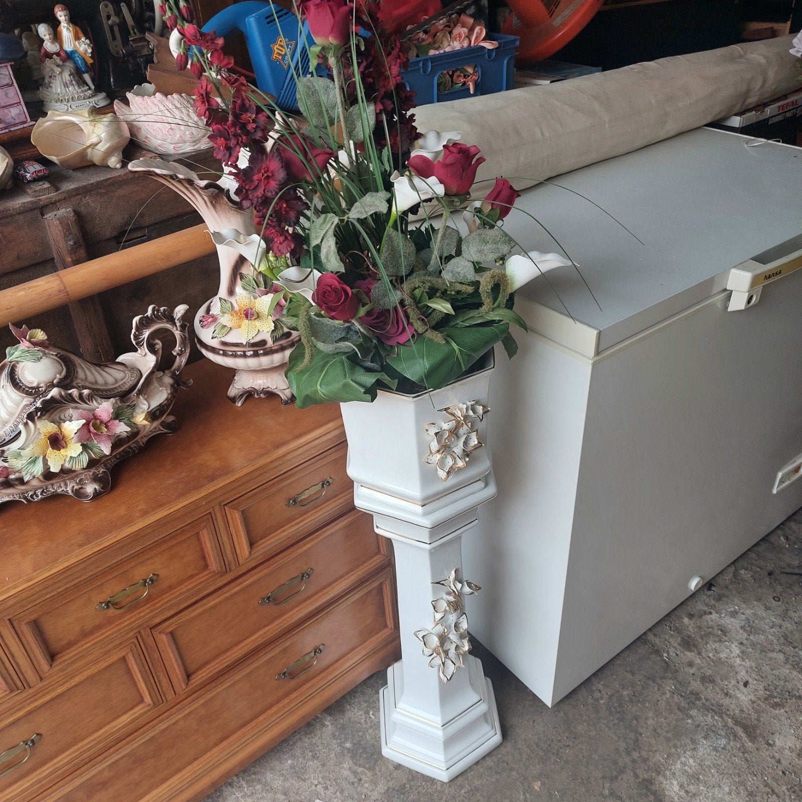 mooie zuil met bloempot, Huis en Inrichting, Ophalen