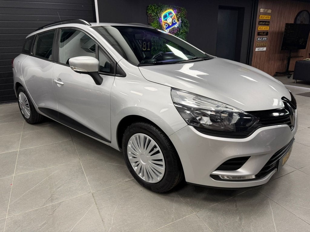RENAULT CLIO 2018 BENZINE 134.000 KM TOP STAAT, Autos, Bluetooth, Argent ou Gris, Achat, Euro 6