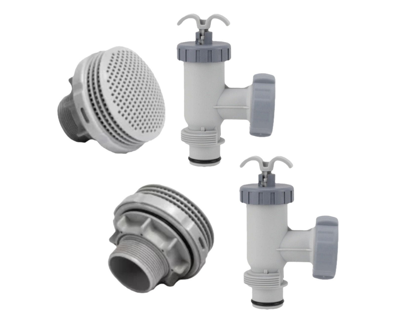 2 Vannes d'isolement + passe cloison piscine INTEX, Enlèvement, Neuf