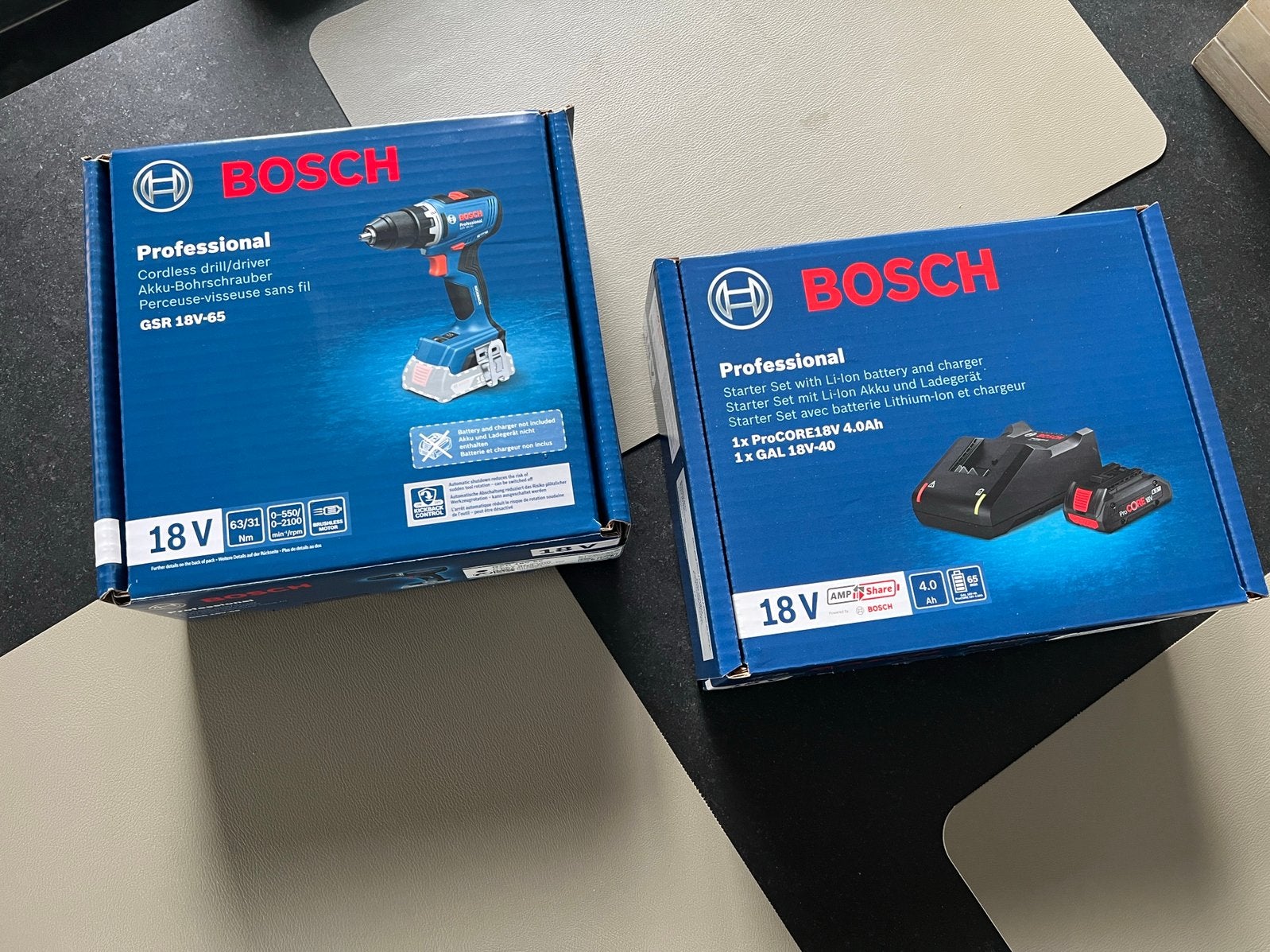 Splinternieuwe bosch pro accu schroefboormachine, Enlèvement, Neuf, Foreuse et Perceuse