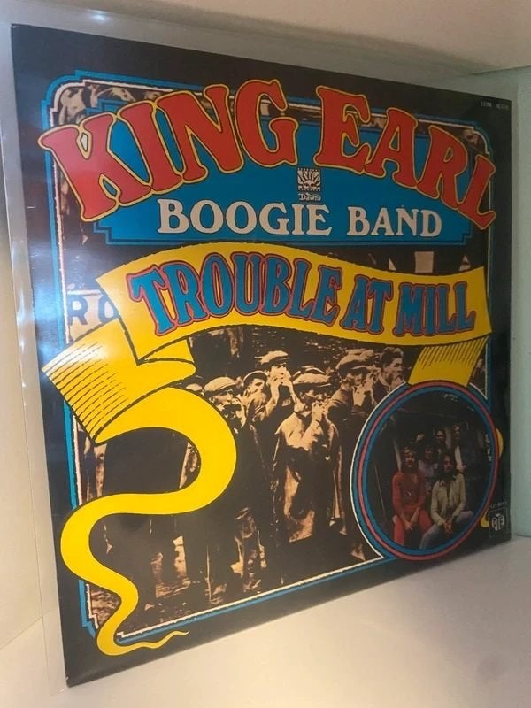 King Earl Boogie Band – Trouble At Mill - France 1972, Cd's en Dvd's, Vinyl | Country en Western, LP, Gebruikt, Verzenden, Country