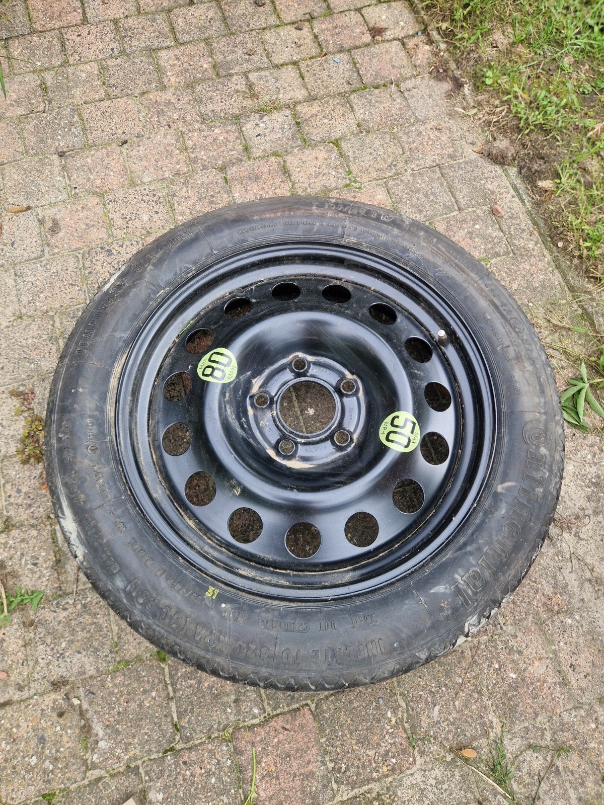 velg bmw thuiskomer reservewiel, Enlèvement