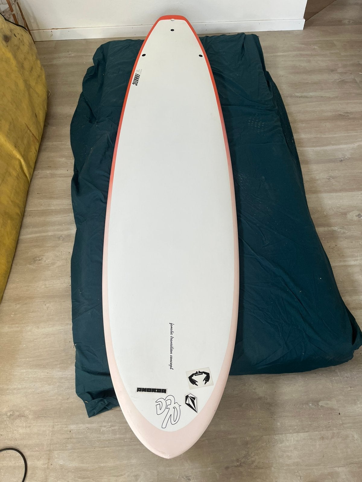 Surf Fanatic 7’7’´ FTC Mini malibu Faire offre ok, Watersport en Boten, Ophalen, Gebruikt