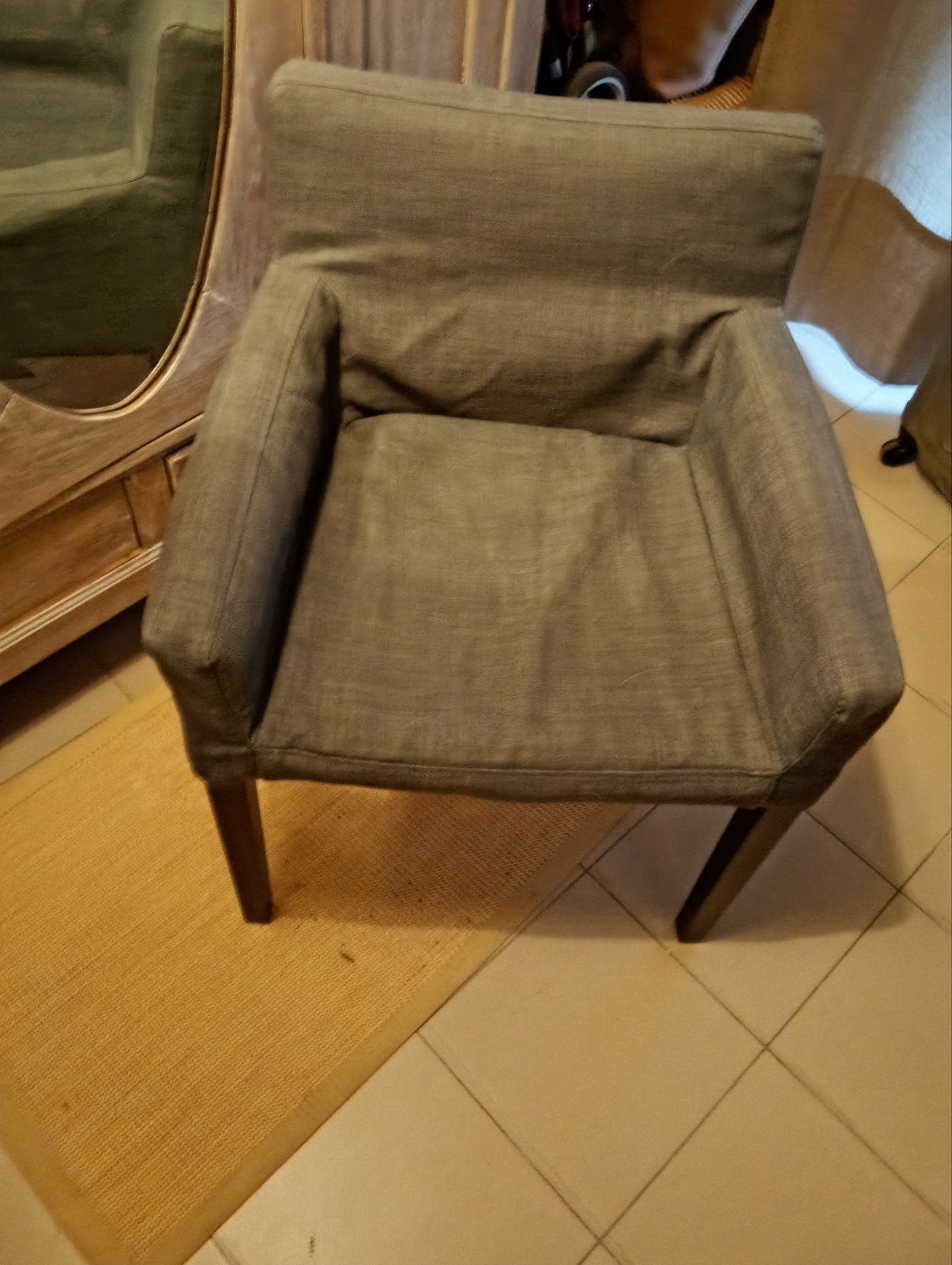 Zetel ikea, Ophalen, Hout, Gebruikt, Eén