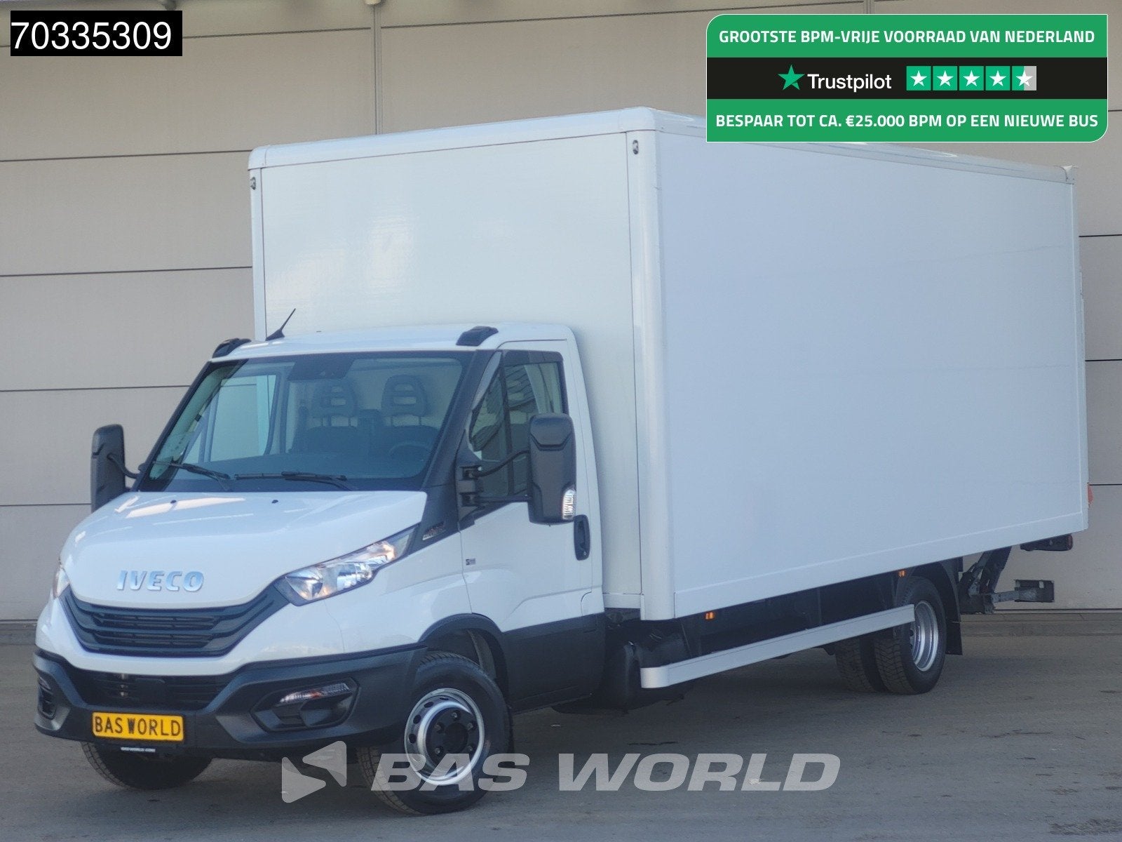 Iveco Daily 72C21 3.0L Automaat 1000KG Laadklep Luchtvering, Achat, Euro 6, Entreprise, Capteur de lumière