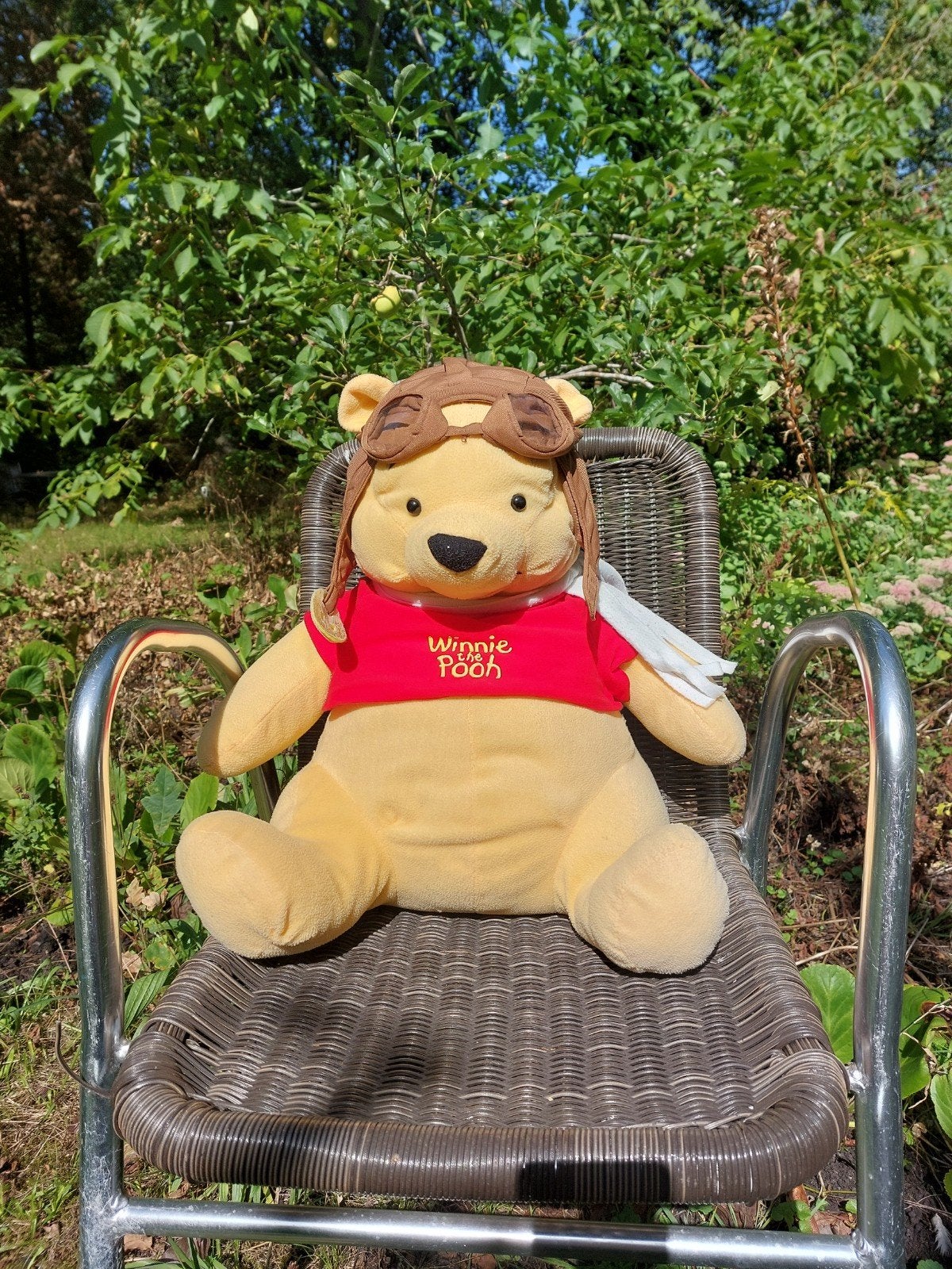 Winnie de Pooh als Piloot vintage knuffel, Enlèvement ou Envoi
