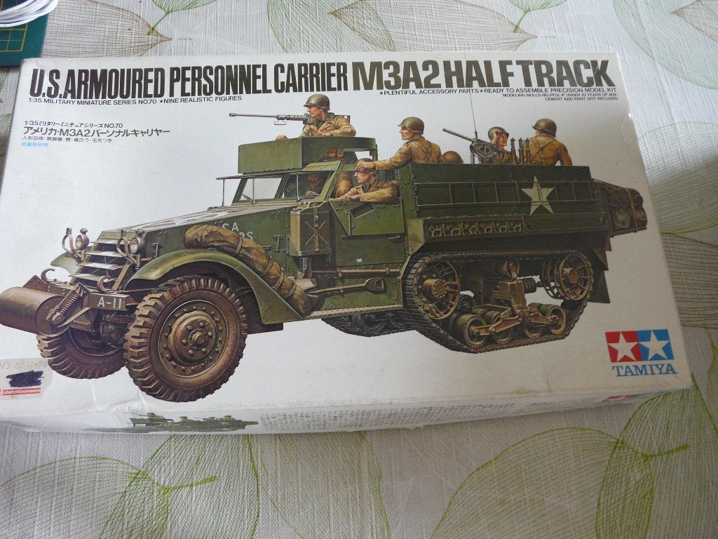 HALF TRACK US M3A2 TAMIYA 1/35 VINTAGE, Envoi, Neuf, Autres types, Tamiya
