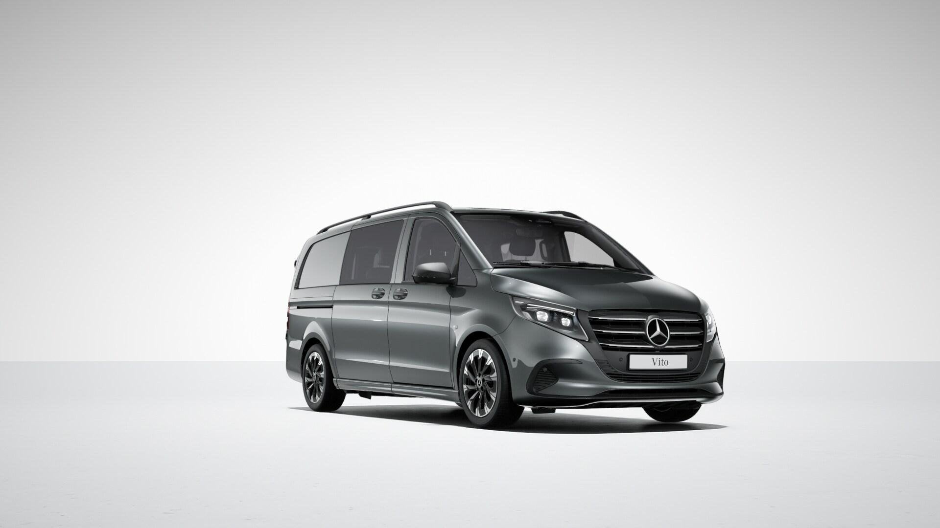 Mercedes-Benz Vito Mixto 119 CDI Select L2 9G-Tronic, Auto's, Automaat, Zwart, 4 cilinders, 2000 kg