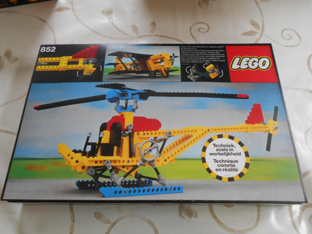 852 Lego Techniek helicopter 1977, Ophalen, Gebruikt, Compleet, Overige thema's