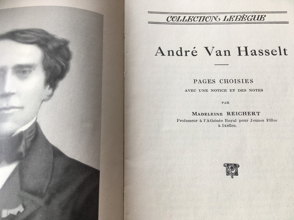 André Van Hasselt - pages choisies par Madeleine REICHERT, Enlèvement ou Envoi