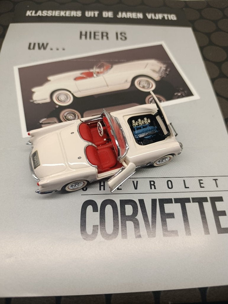 Corvette Cabrio 1953 Franklin Mint 1953, Hobby en Vrije tijd, Ophalen of Verzenden, Nieuw, Auto, Overige merken
