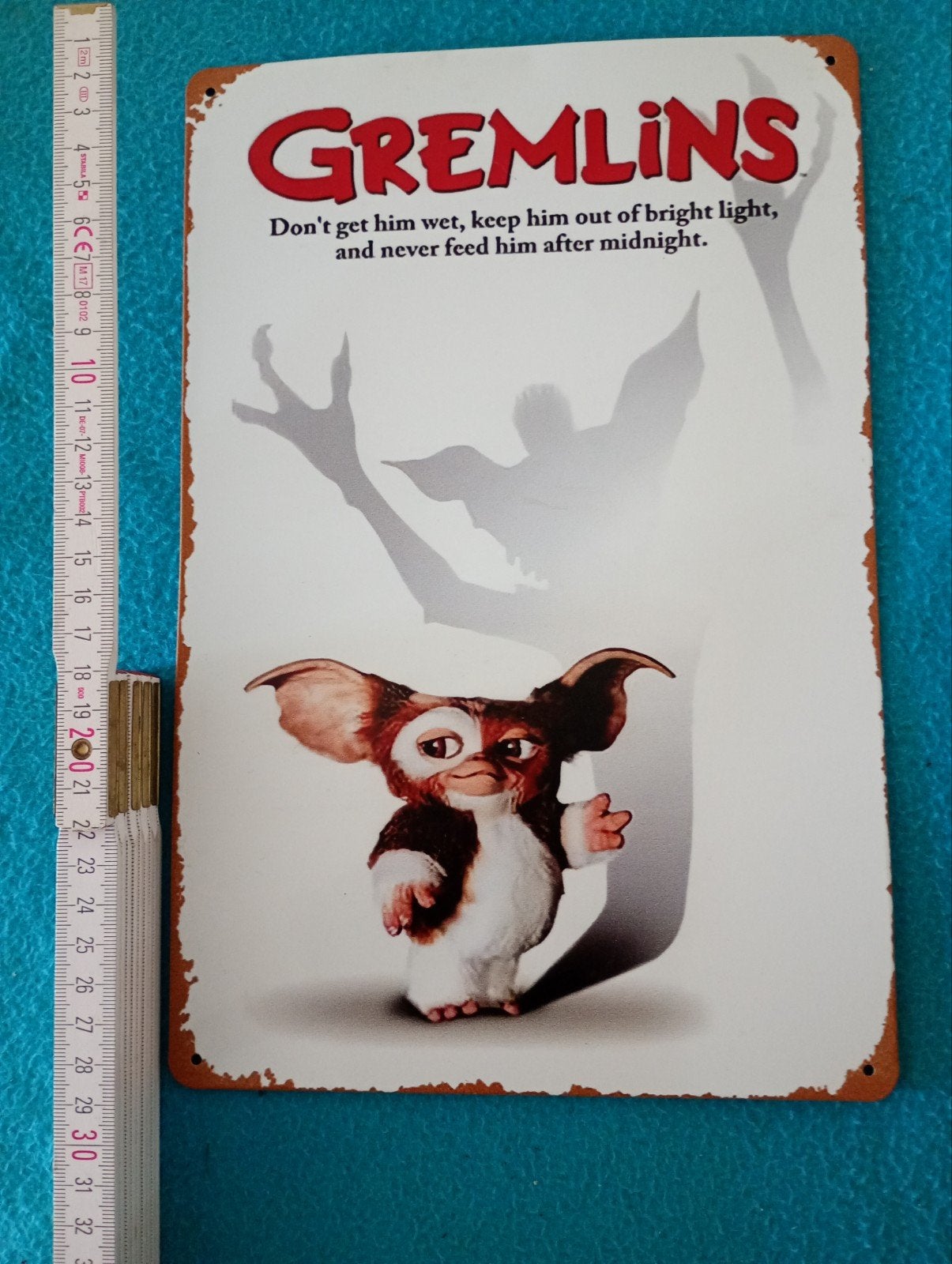 Enseigne métallique Gremlins, Enlèvement ou Envoi