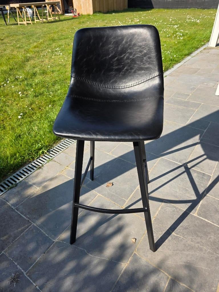 4 chaises hautes (cuisine ou bar), 90 cm ou plus, Métal, 4 tabourets, Enlèvement