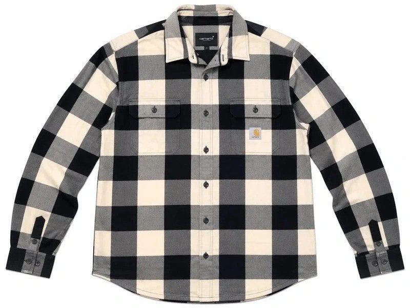 Carhartt, Surchemise/chemise à carreaux, noir, beige, gris, Vêtements | Hommes, Envoi, Neuf, Noir, Carhartt