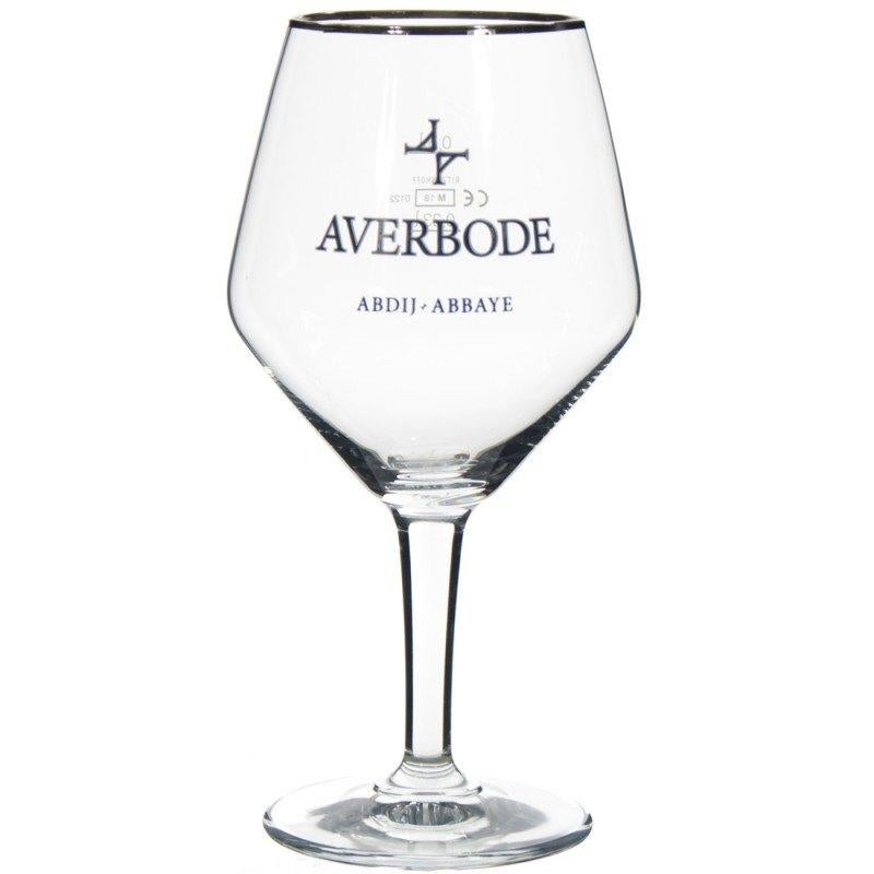 2 Averbode bierglazen, Verzamelen, Ophalen of Verzenden, Zo goed als nieuw, Bierglas