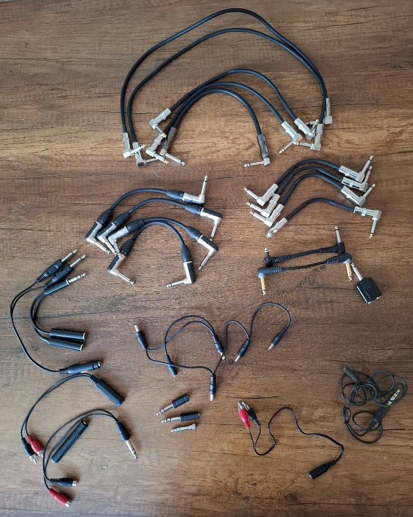 Pedalboard toebehoren (15 patch kabels + vele extras), Muziek en Instrumenten, Ophalen of Verzenden, Zo goed als nieuw, Overige typen