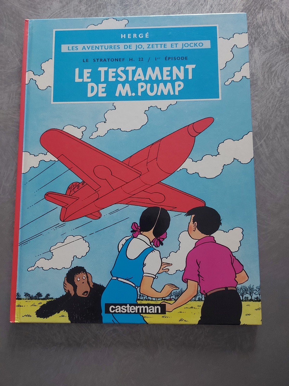Jo, Zette et Jocko: Le testament de M. Pump, Livres, Enlèvement ou Envoi, Hergé