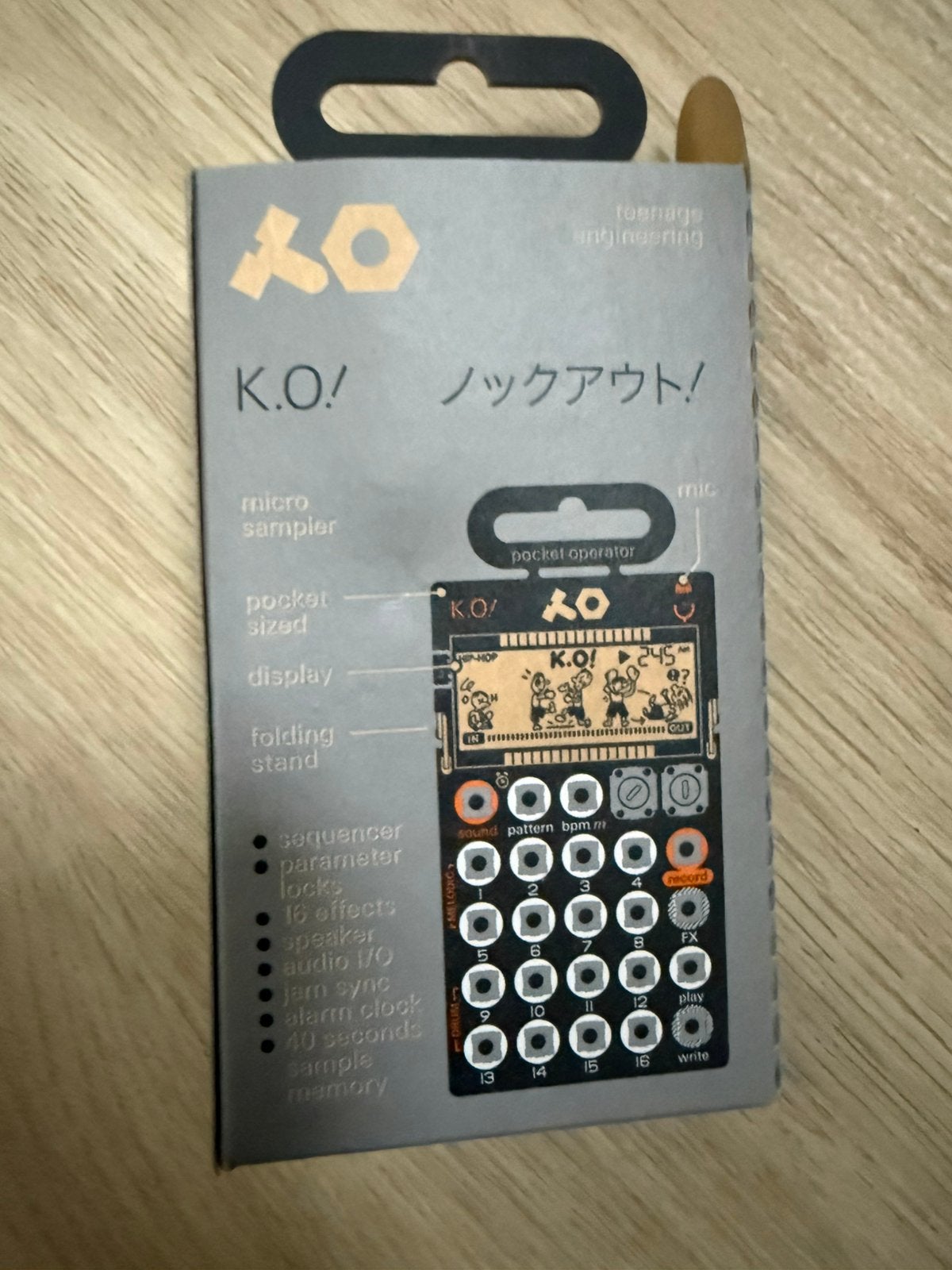 Teenage engineering pocker operator PO-33 KO, Muziek en Instrumenten, Samplers, Ophalen of Verzenden, Nieuw
