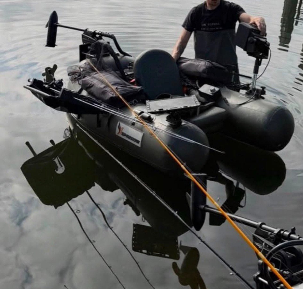 Float tube - Pack complet - livescope, Sports nautiques & Bateaux, Enlèvement, Comme neuf, Pompe
