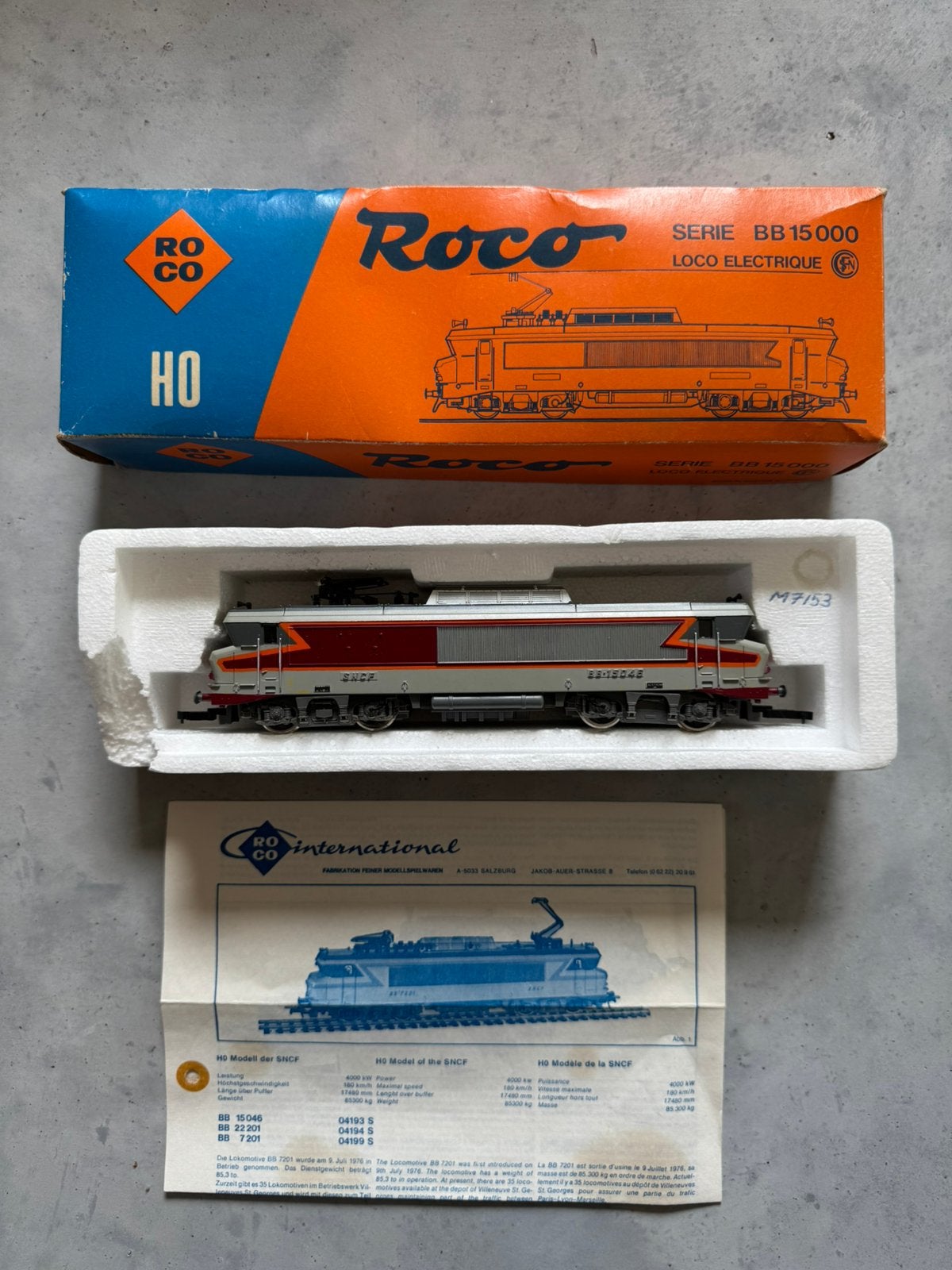 Roco Locomotief BB 15000 SNCF, Ophalen of Verzenden